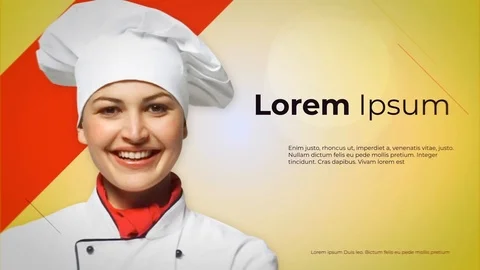 Restaurant Menu - Chef Slideshow After Effects素材