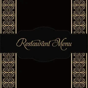Restaurant menu design Stock Illustration