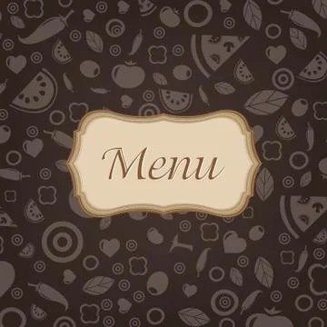 Restaurant menu design Stock Illustration