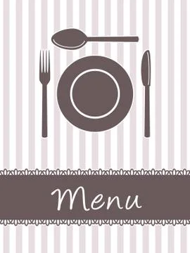 Restaurant menu design Stock-Illustration