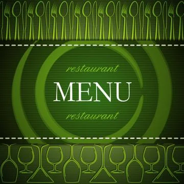 Restaurant menu design Stock Illustration