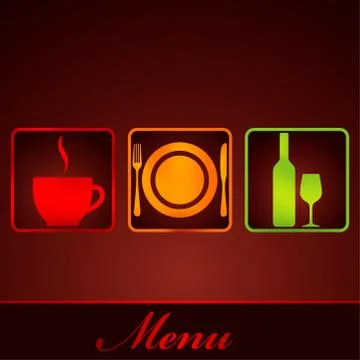 Restaurant menu design Stock Illustration