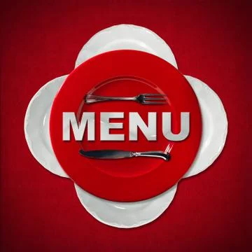 Restaurant menu design Stock Illustration