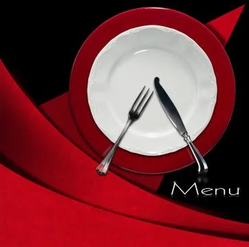 Restaurant menu design Stock Illustration