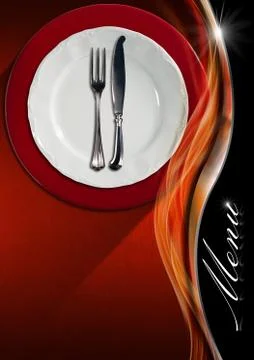 Restaurant menu design Stock Illustration