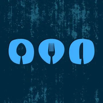 Restaurant menu design Illustration