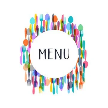 Restaurant menu design Illustrazione stock