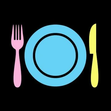 Restaurant menu icon Stock-Illustration