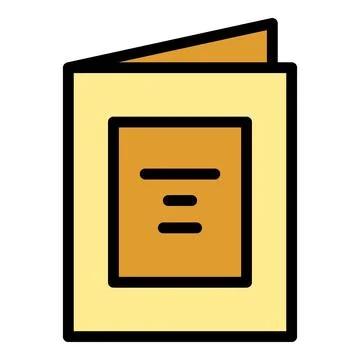 Restaurant menu icon vector flat Illustrazione stock