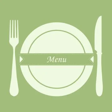 Restaurant menu Stock Illustration