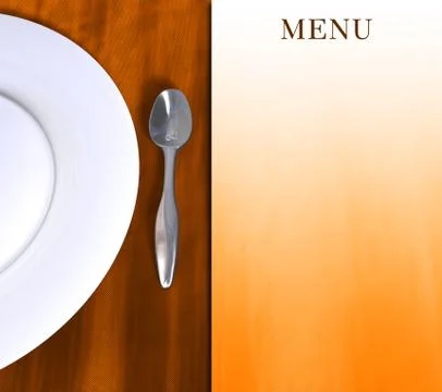 Restaurant menu Stock Illustration