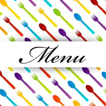 Restaurant menu Stock Illustration