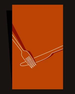 Restaurant menu Illustrazione stock