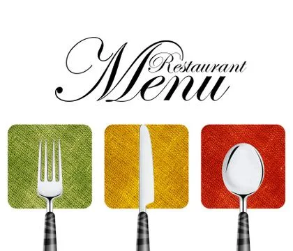 Restaurant menu Foto stock