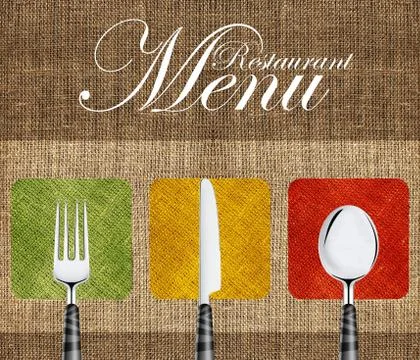 Restaurant menu Stock Photos