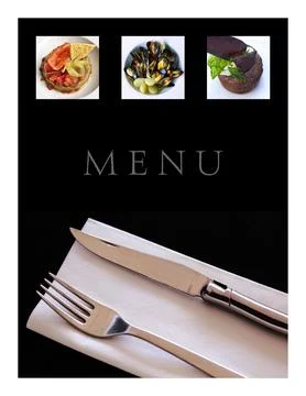 Restaurant menu 写真素材