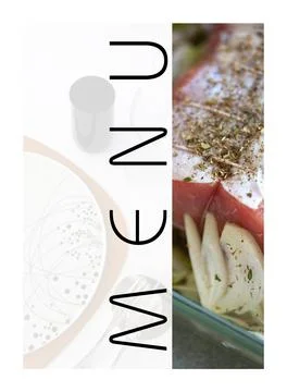 A restaurant menu Stock Photos