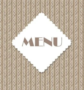 Restaurant Menu Template Vector Illustration Stock Illustration
