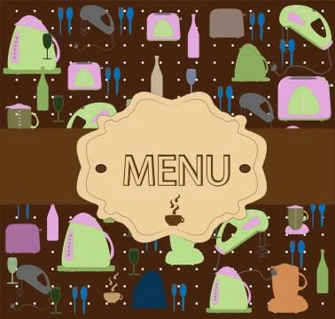 Restaurant menu vector Stock Illustration