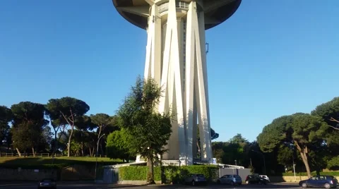 Restaurant "The Mushroom" in Rome Stock Footage 62931962