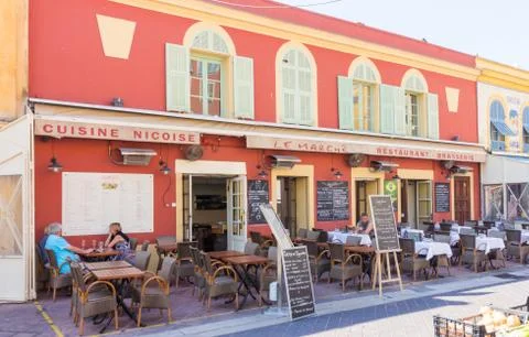 Restaurant Old Nice Foto stock