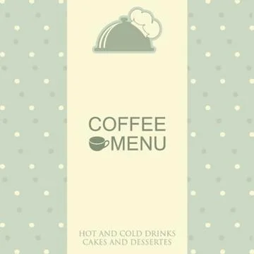 Restaurant or cafe menu design. Vintage style Stock-Illustration