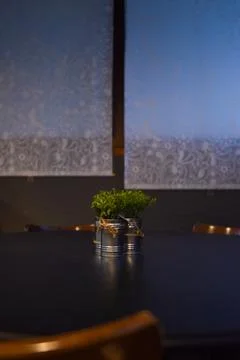 Restaurant ornament table Stock Photos