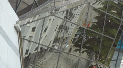 Restaurant Owner Reflection Work Stock Footage 68593059