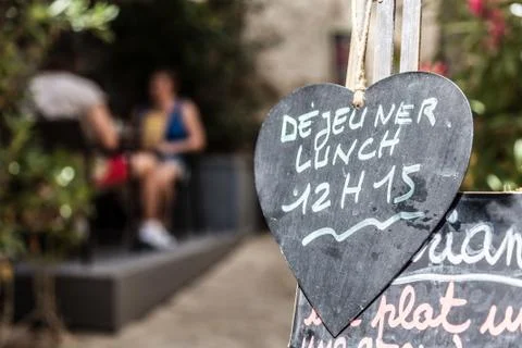 Restaurant in provence Stock-Fotos