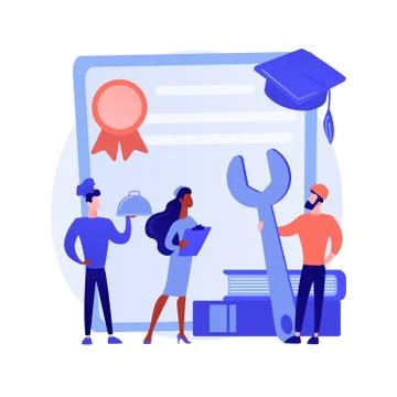Restaurant quality certificate vector concept metaphor. Stock Illustration