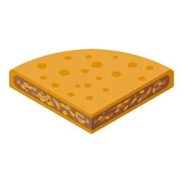 Restaurant quesadilla icon isometric vector. Vegetable chicken Stock Illustration