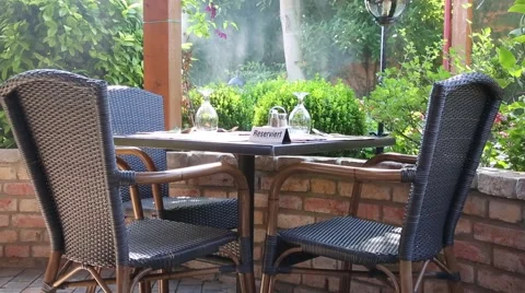 Restaurant reserved table Stock Footage 65767752