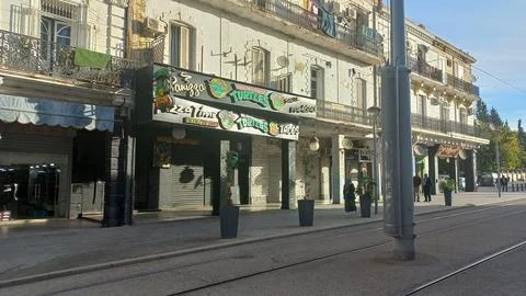 A restaurant in Setif Stock Photos