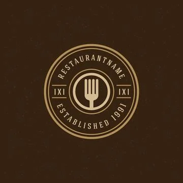 Restaurant Shop Design Element Stock-Illustration