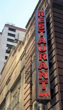 Restaurant Sign Stock Photos