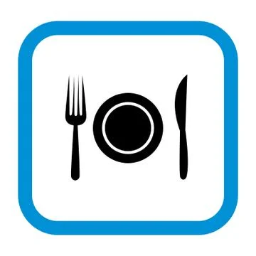 Restaurant sign, vector Stock Illustration