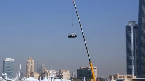 Restaurant in the Sky Dubai 스톡 동영상 71592885