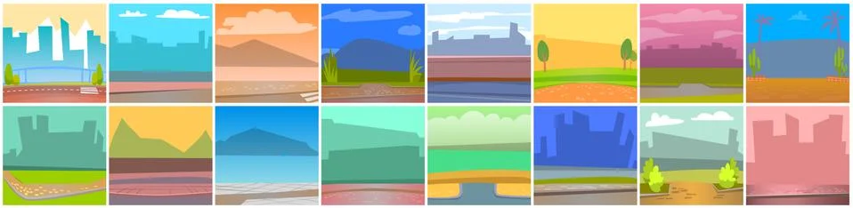 Restaurant Space in City, Skyscraper View Vector Ilustración de archivo