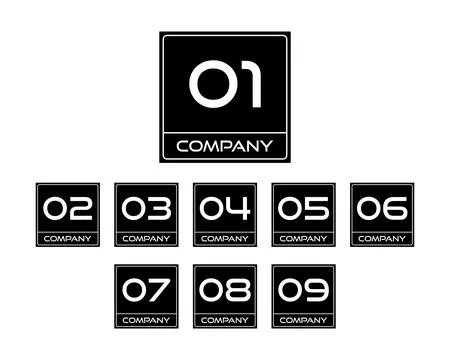 Restaurant table number icon vector Stock Illustration