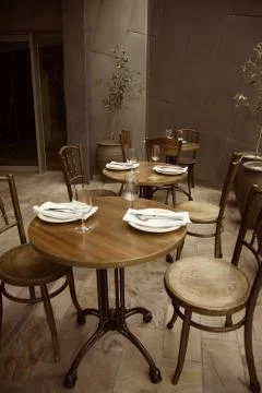 Restaurant, table Stock Photos