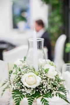 Restaurant table Stock Photos