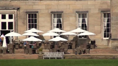 Restaurant tables Stock Footage 3274655