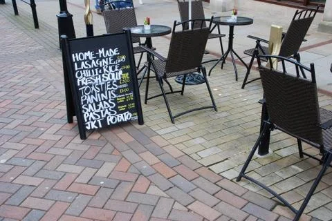 Restaurant tables Stock Photos