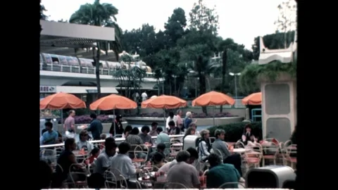 Restaurant terrace Stock Footage 276289773