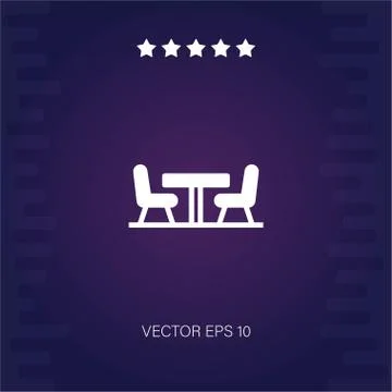 Restaurant vector icon Stock Illustration