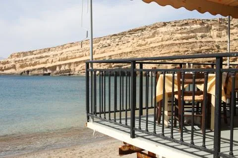 Restaurant with a view Stock Photos