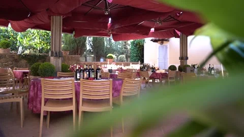 Restaurant in Vineyard Vídeo Stock 197630814