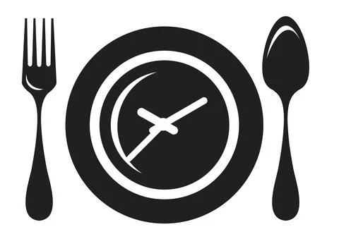 Restaurant Wait Time Icon Stock Illustration