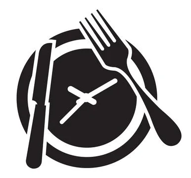 Restaurant Wait Time Icon Stock Illustration