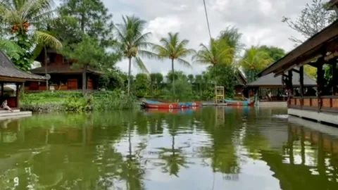 RESTAURANT ON THE WATER Stock Footage 231011477